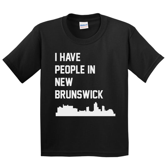 I Have People In New Brunswick New Jersey Skyline Youth T-Shirt