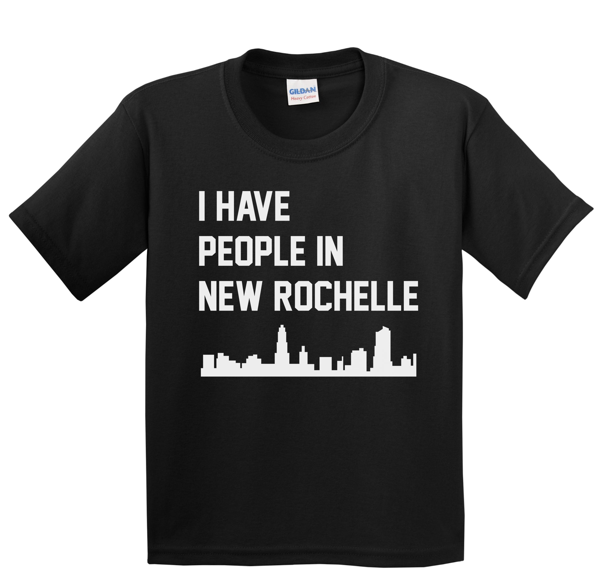 I Have People In New Rochelle New York Skyline Youth T-Shirt