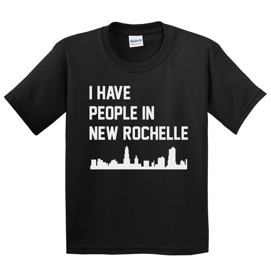 I Have People In New Rochelle New York Skyline Youth T-Shirt