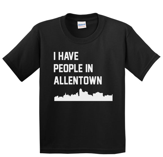 I Have People In Allentown Pennsylvania Skyline Youth T-Shirt