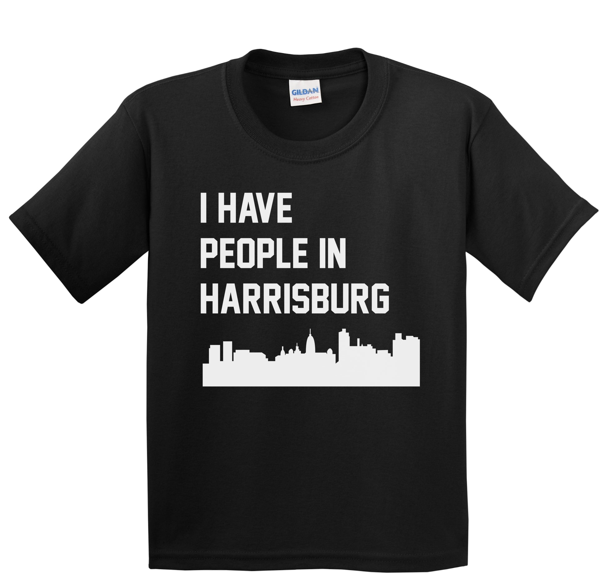 I Have People In Harrisburg Pennsylvania Skyline Youth T-Shirt