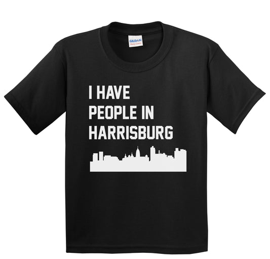 I Have People In Harrisburg Pennsylvania Skyline Youth T-Shirt