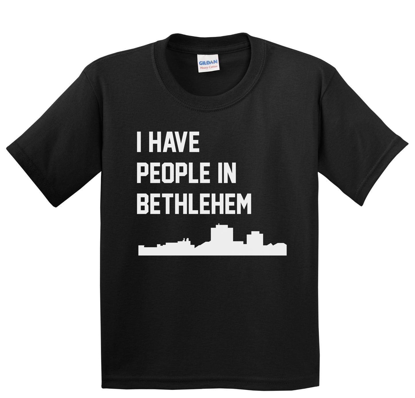I Have People In Bethlehem Pennsylvania Skyline Youth T-Shirt