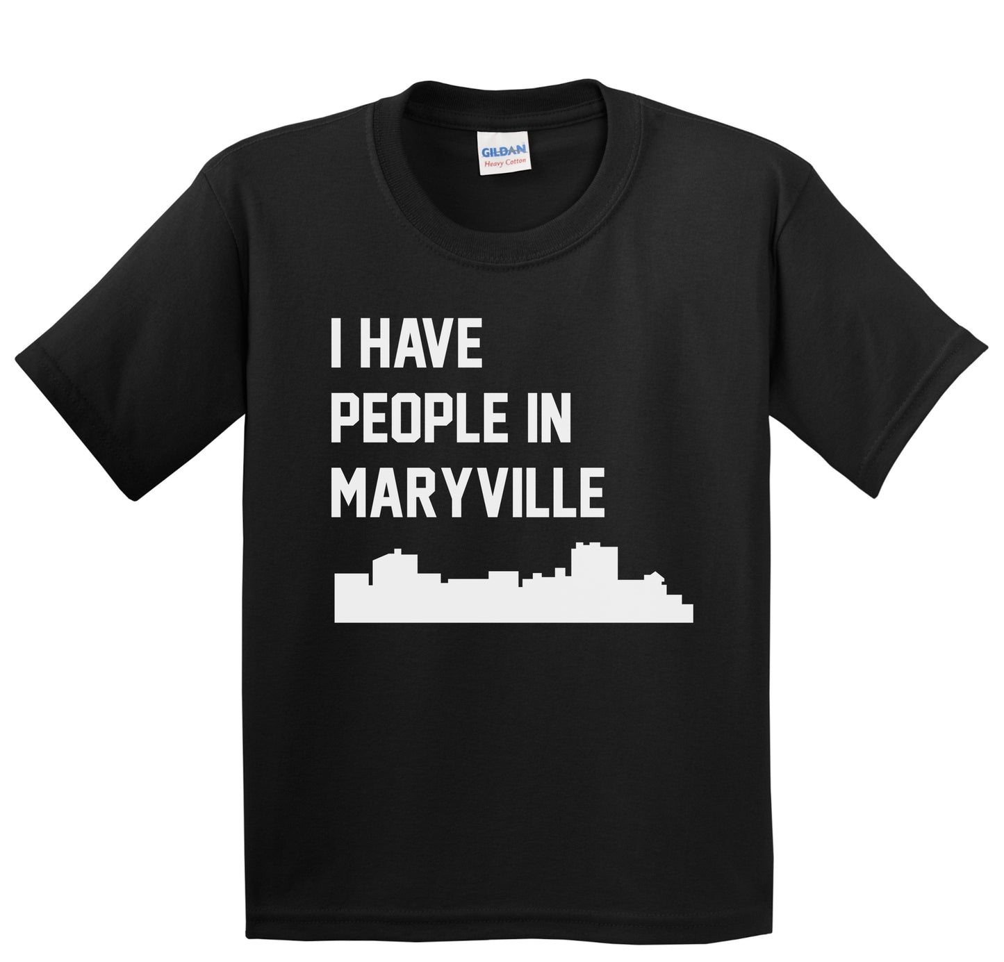 I Have People In Maryville Tennessee Skyline Youth T-Shirt
