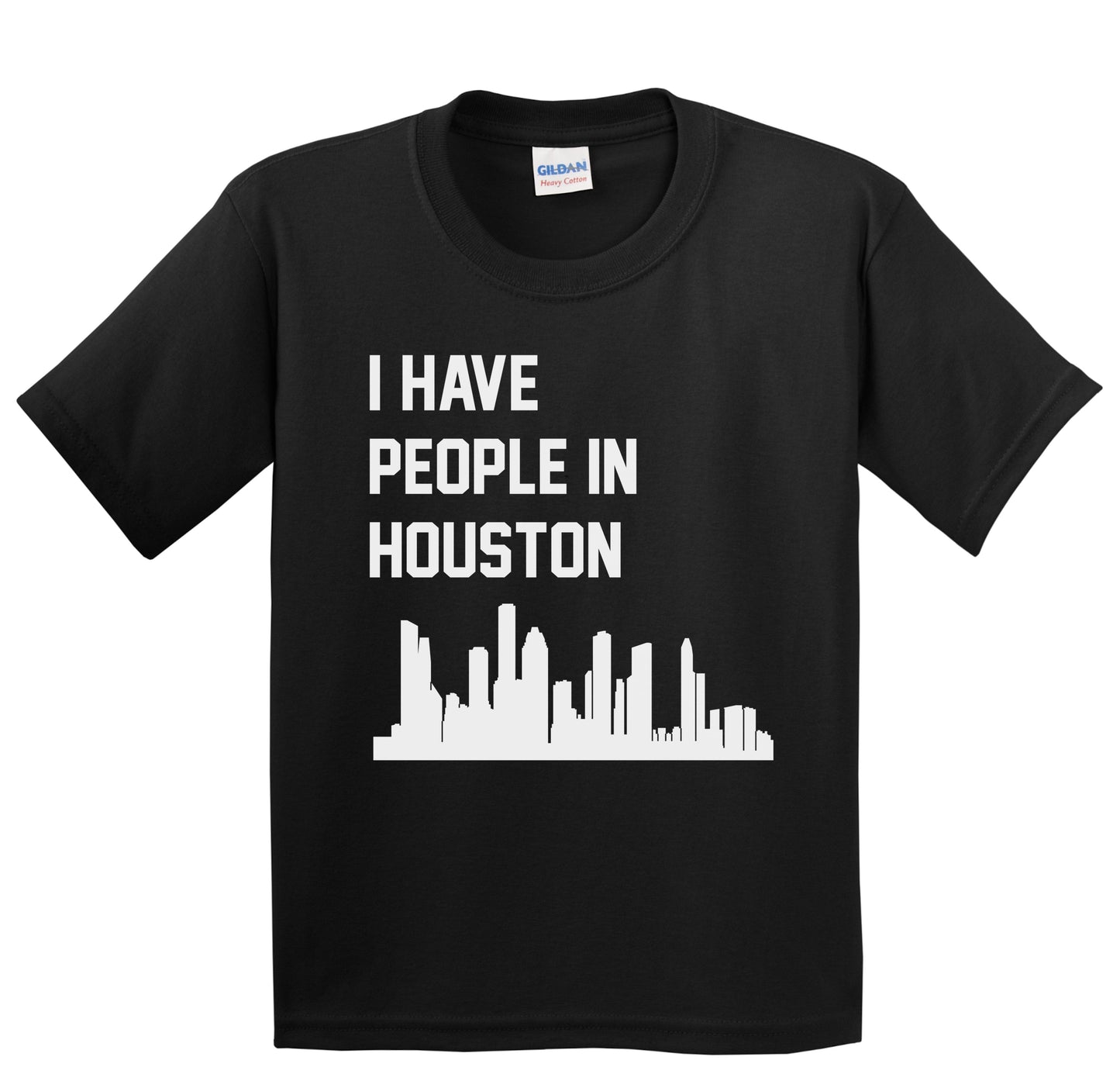 I Have People In Houston Texas Skyline Youth T-Shirt