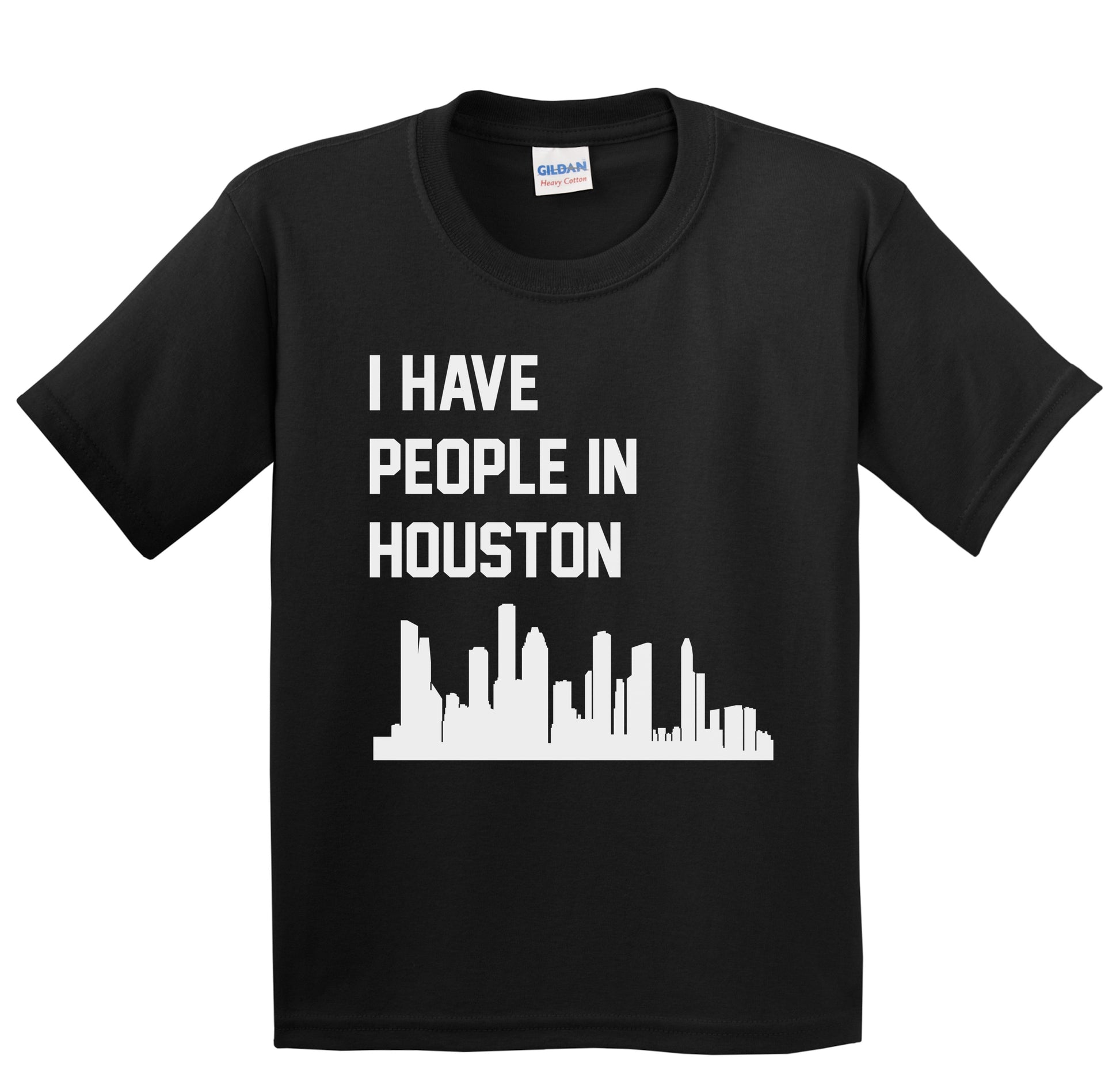 I Have People In Houston Texas Skyline Youth T-Shirt
