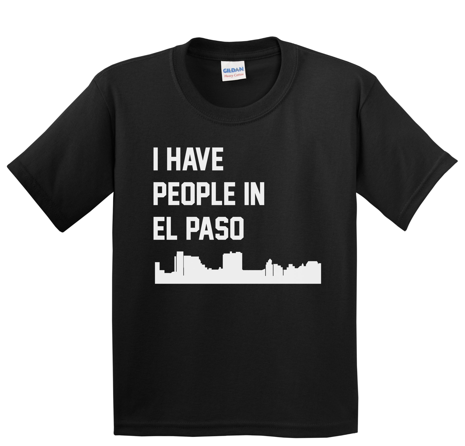 I Have People In El Paso Texas Skyline Youth T-Shirt