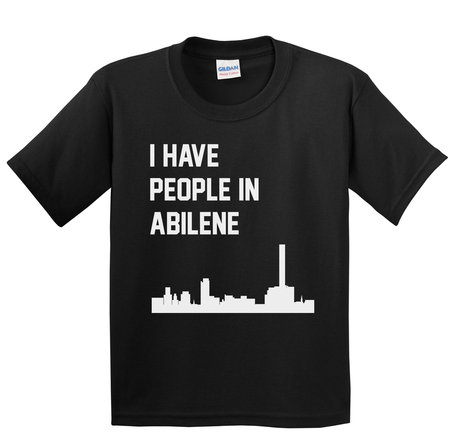 I Have People In Abilene Texas Skyline Youth T-Shirt