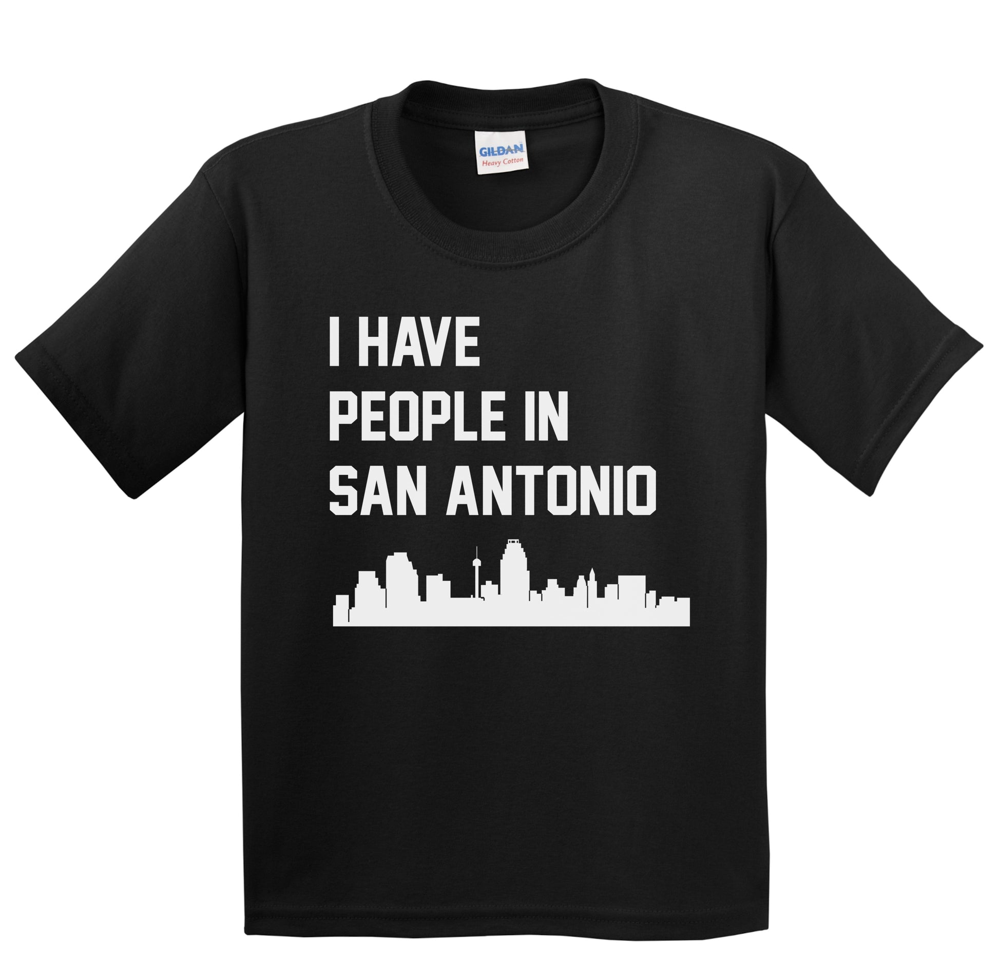 I Have People In San Antonio Texas Skyline Youth T-Shirt