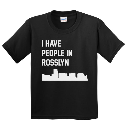 I Have People In Rosslyn Virginia Skyline Youth T-Shirt