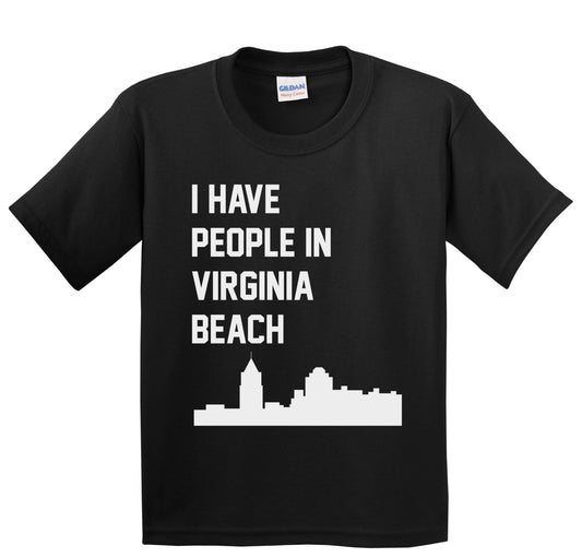 I Have People In Virginia Beach Virginia Skyline Youth T-Shirt