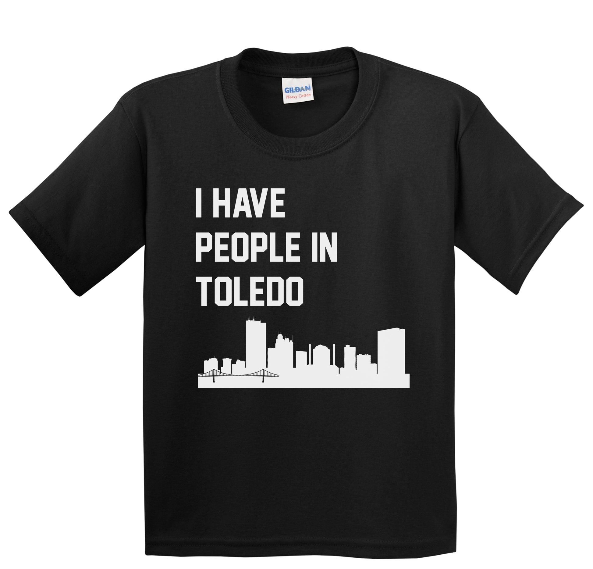 I Have People In Toledo Ohio Skyline Youth T-Shirt