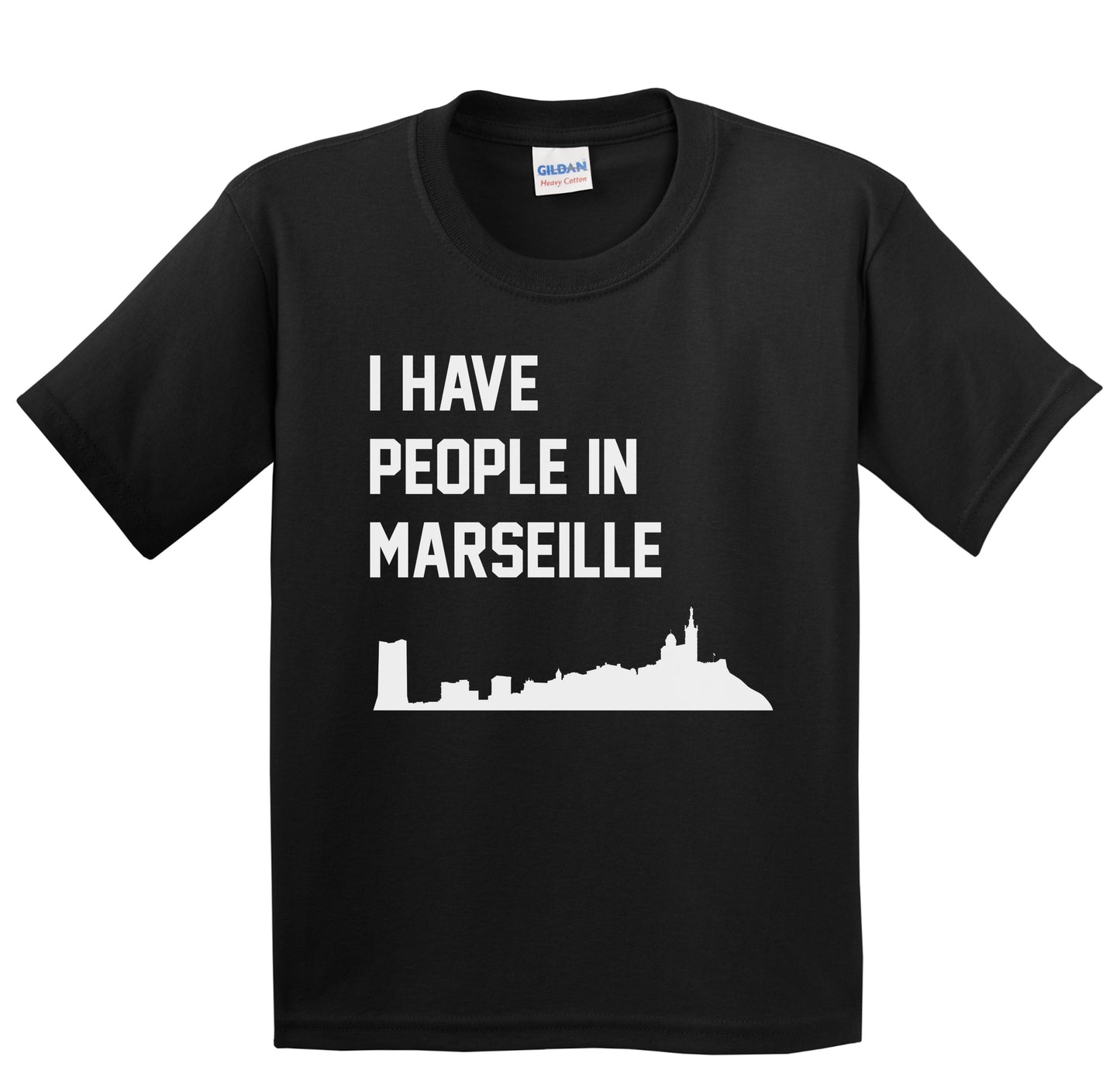 I Have People In Marseille France Skyline Youth T-Shirt