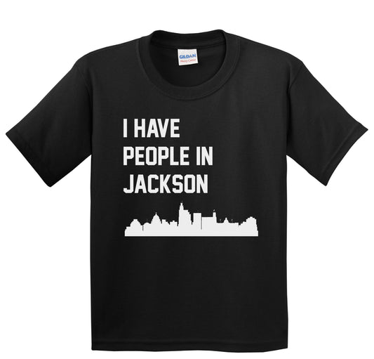 I Have People In Jackson Mississippi Skyline Youth T-Shirt