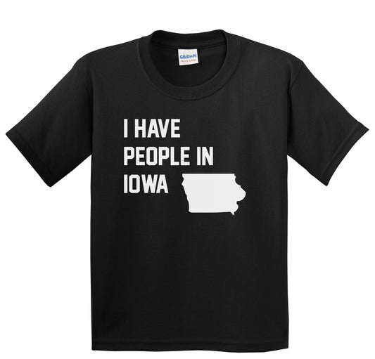 I Have People In Iowa Youth T-Shirt