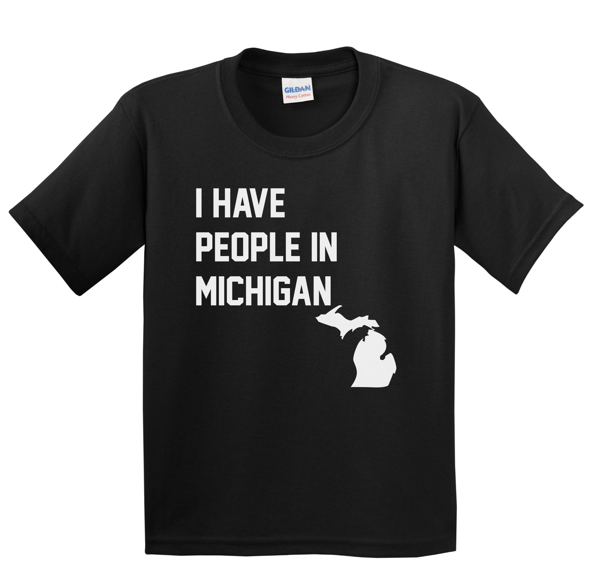 I Have People In Michigan Youth T-Shirt