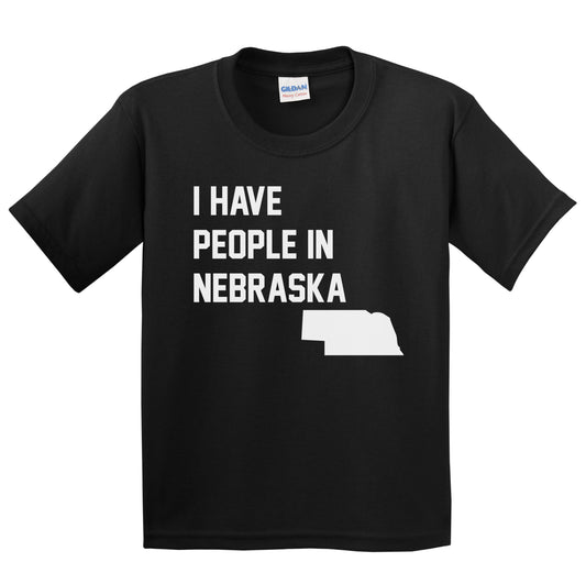 I Have People In Nebraska Youth T-Shirt