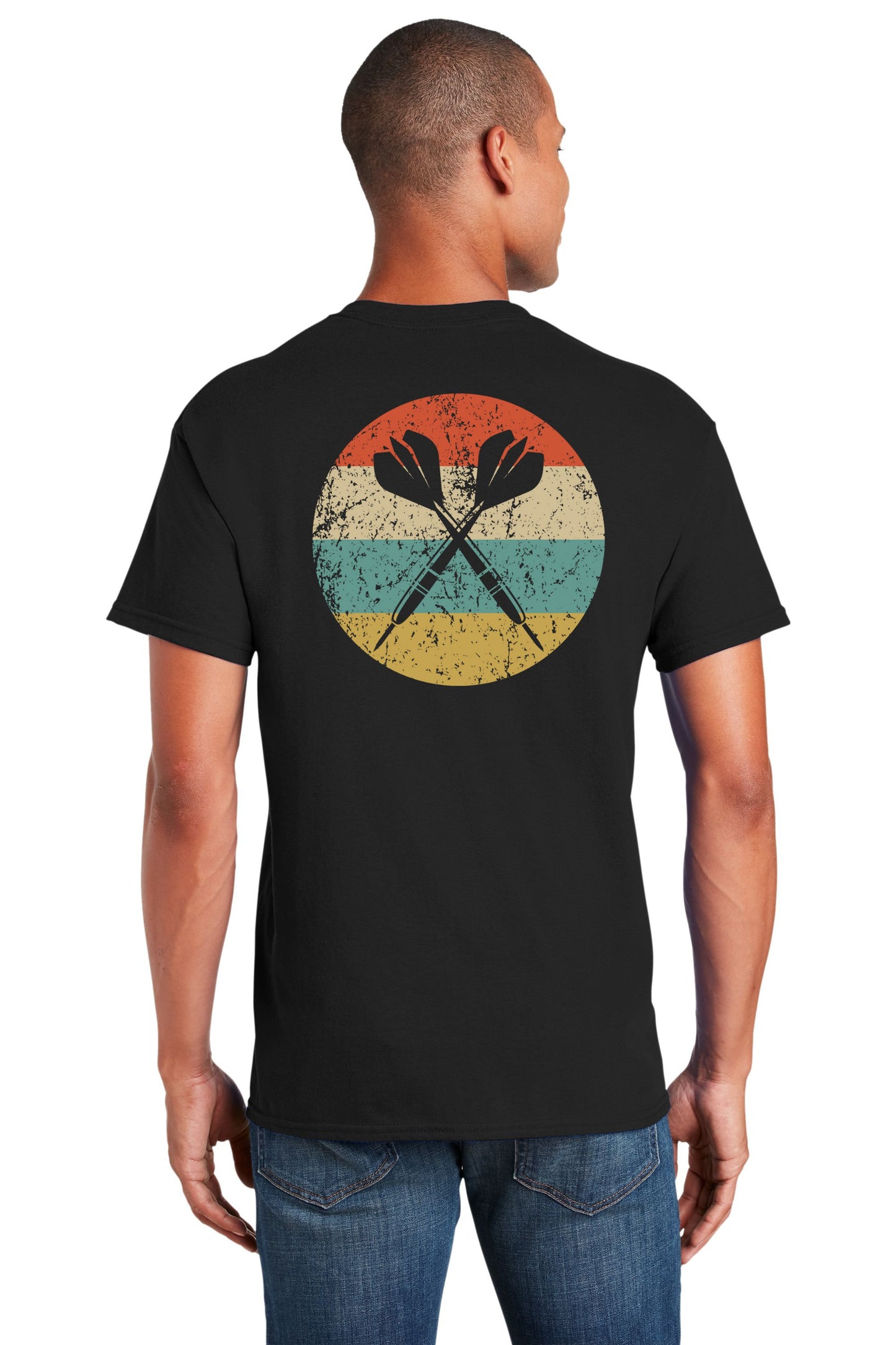 Retro Darts Shirt - Front and Back (Custom)