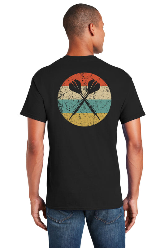 Retro Darts Shirt - Front and Back (Custom)