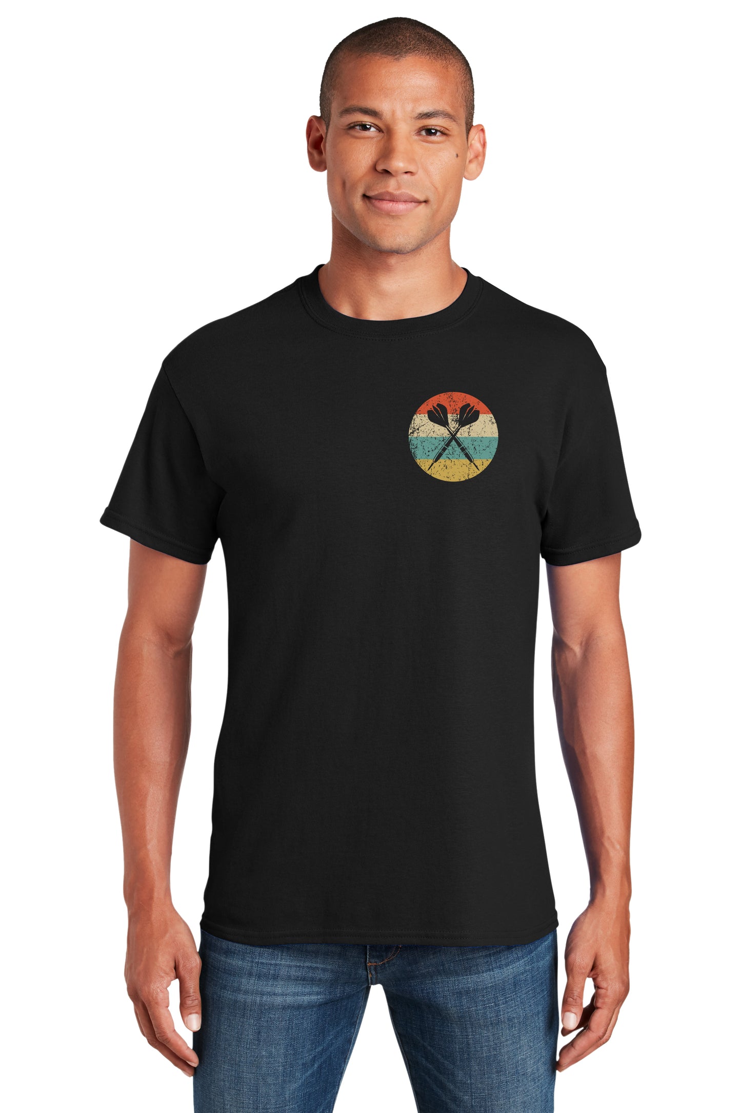 Retro Darts Shirt - Front and Back (Custom)