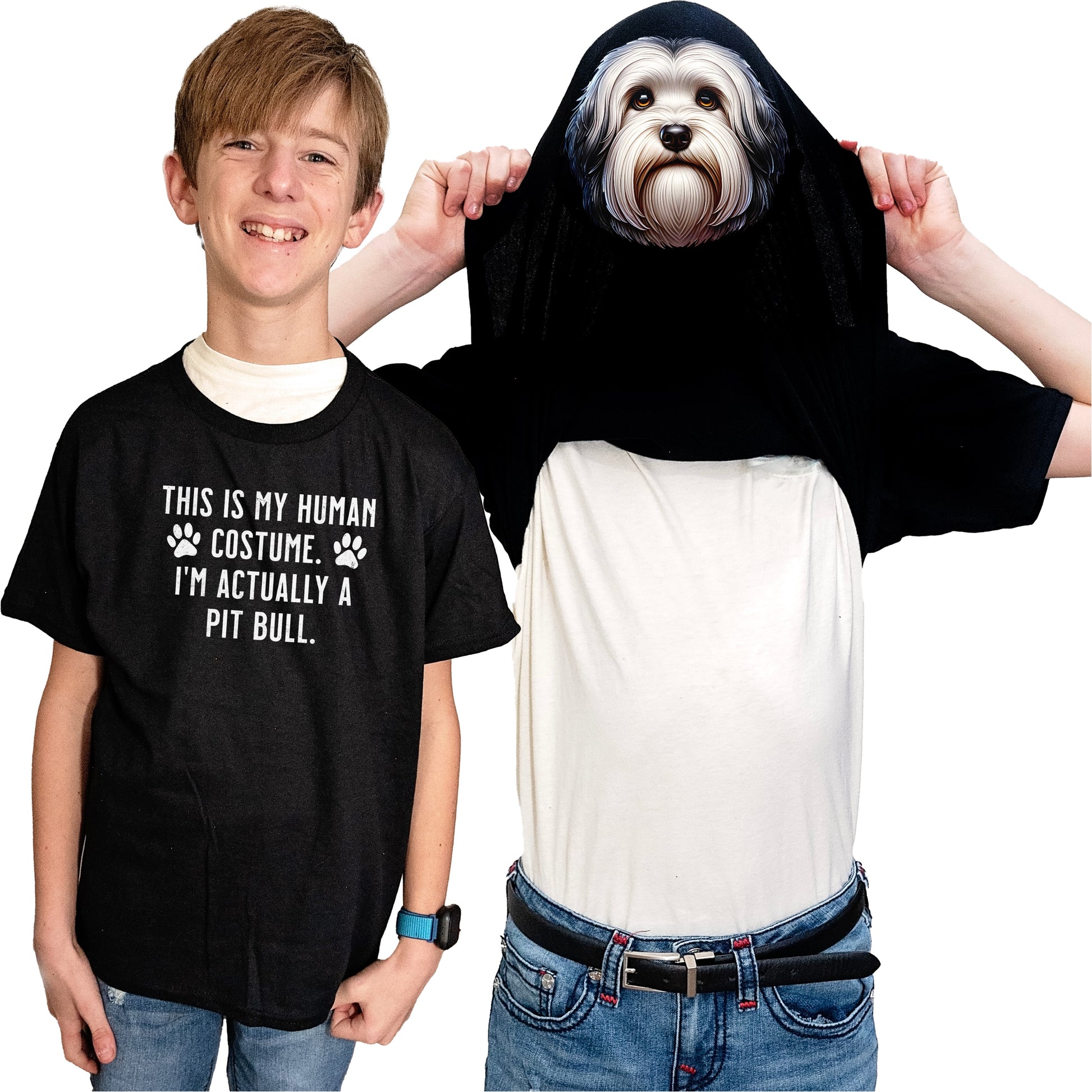 I'm Really A Havanese Flip Shirt - Funny Dog Owner T-Shirt Flip Tee