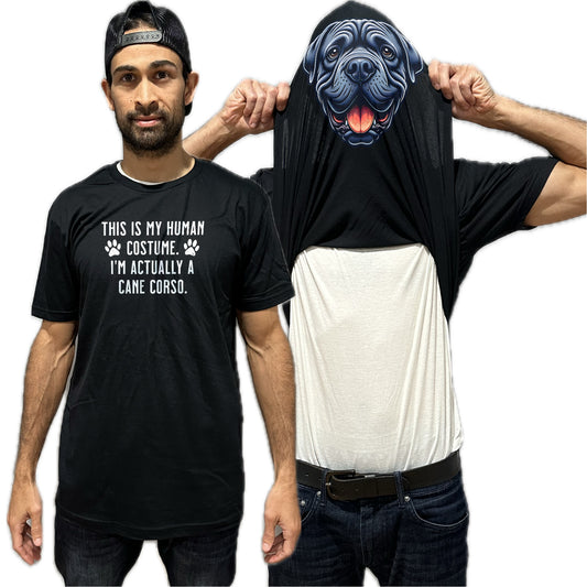 I'm Really A Cane Corso Flip Shirt - Funny Dog Owner T-Shirt Flip Tee