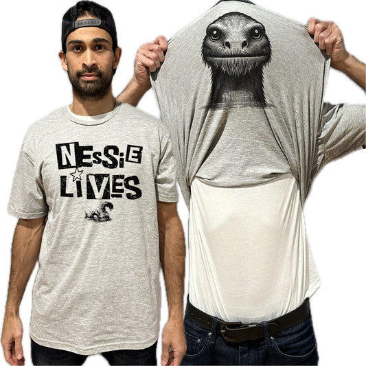 Nessie Lives Loch Ness Monster Flip Shirt - Funny Cryptid Flip Tee T-Shirt