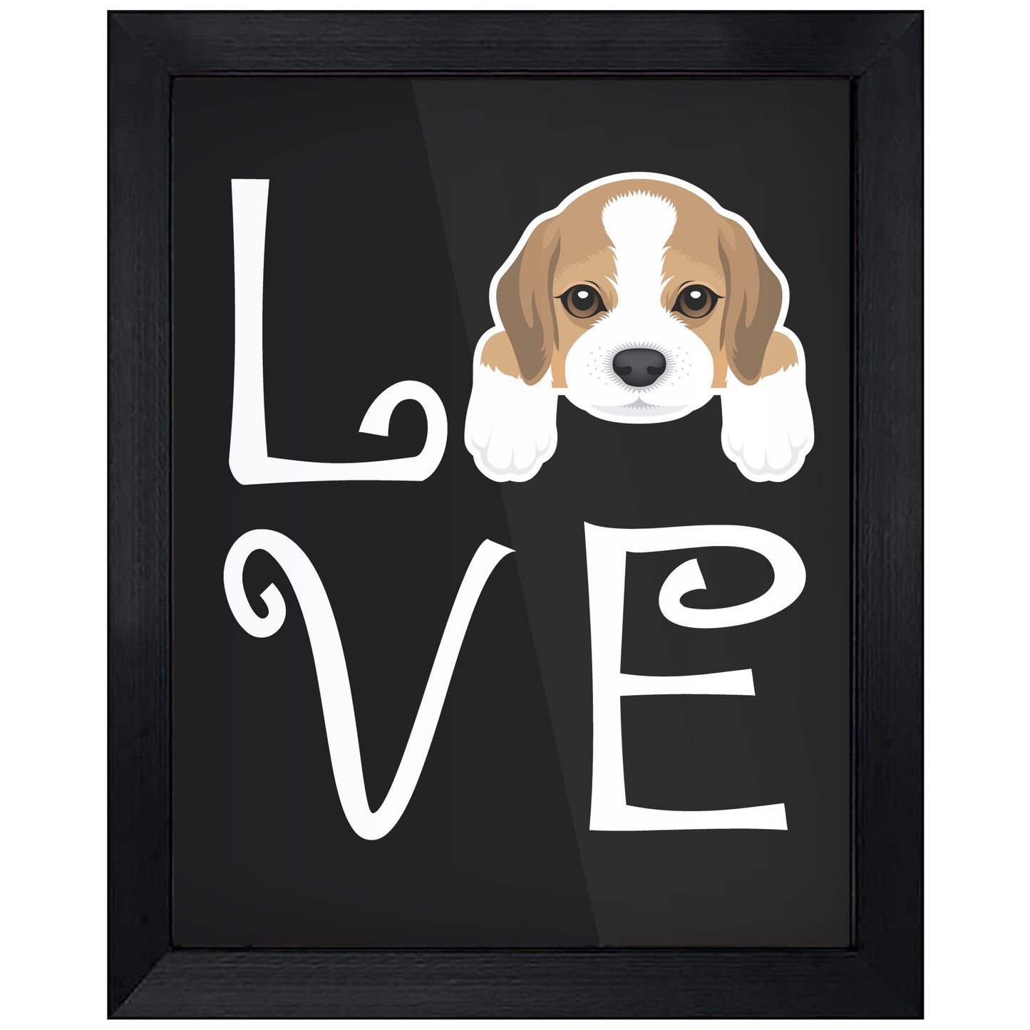 Beagle Love Dog Owner Beagle Puppy 8"x10" Wall Art Print