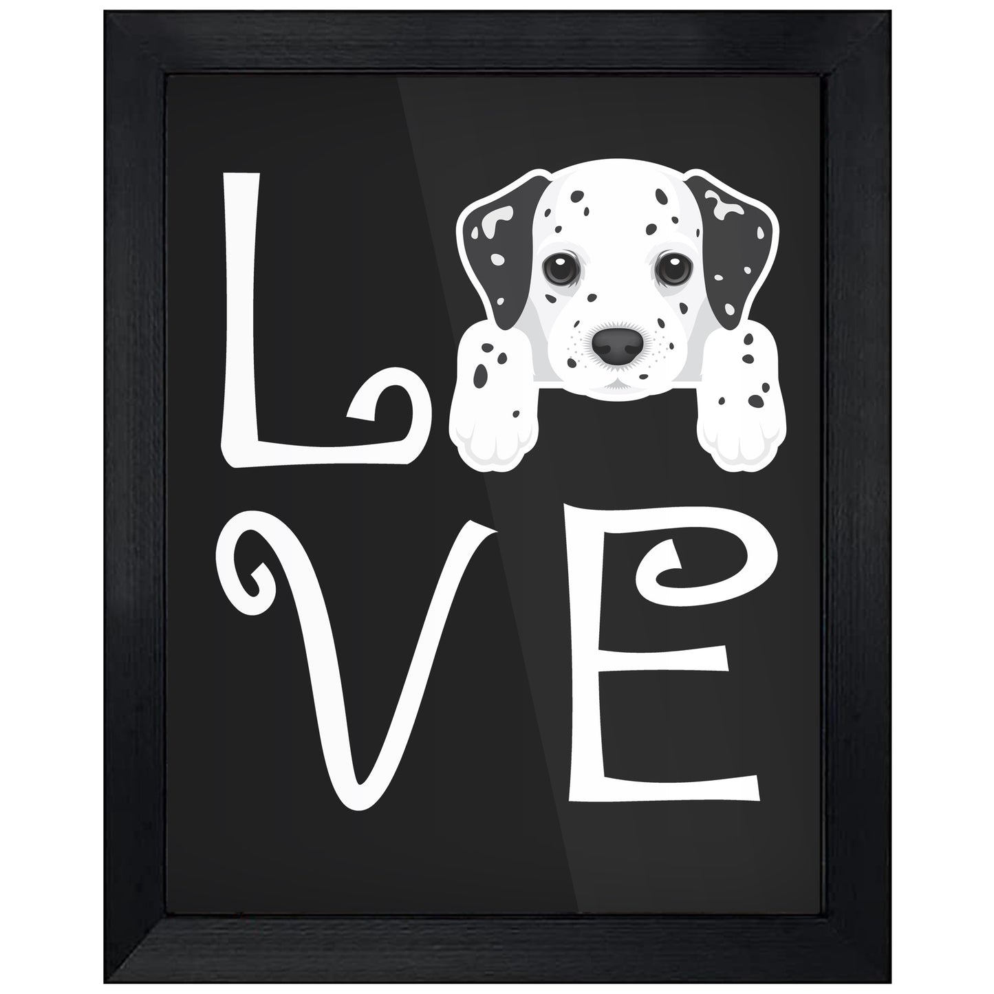 Dalmatian Love Dog Owner Dalmatian Puppy 8"x10" Wall Art Print