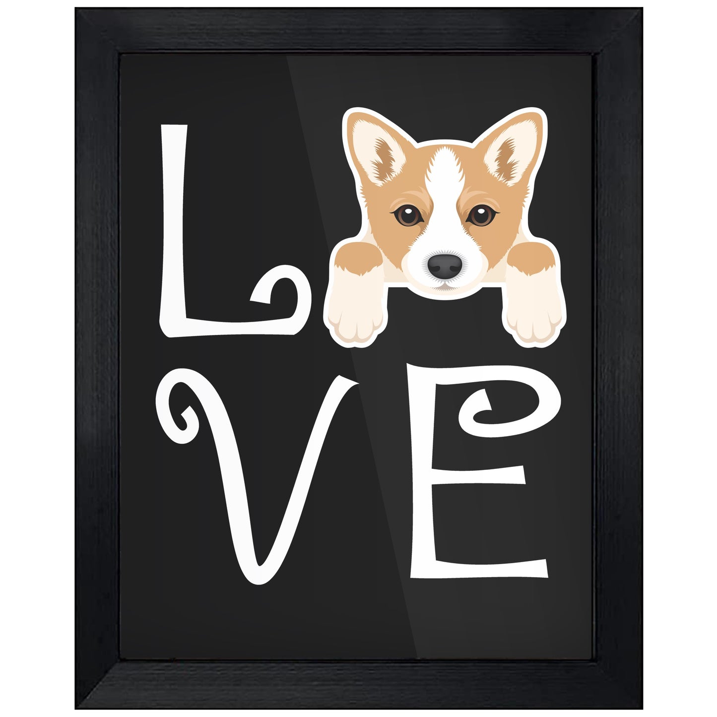 Corgi Love Dog Owner Welsh Corgi Puppy 8"x10" Wall Art Print