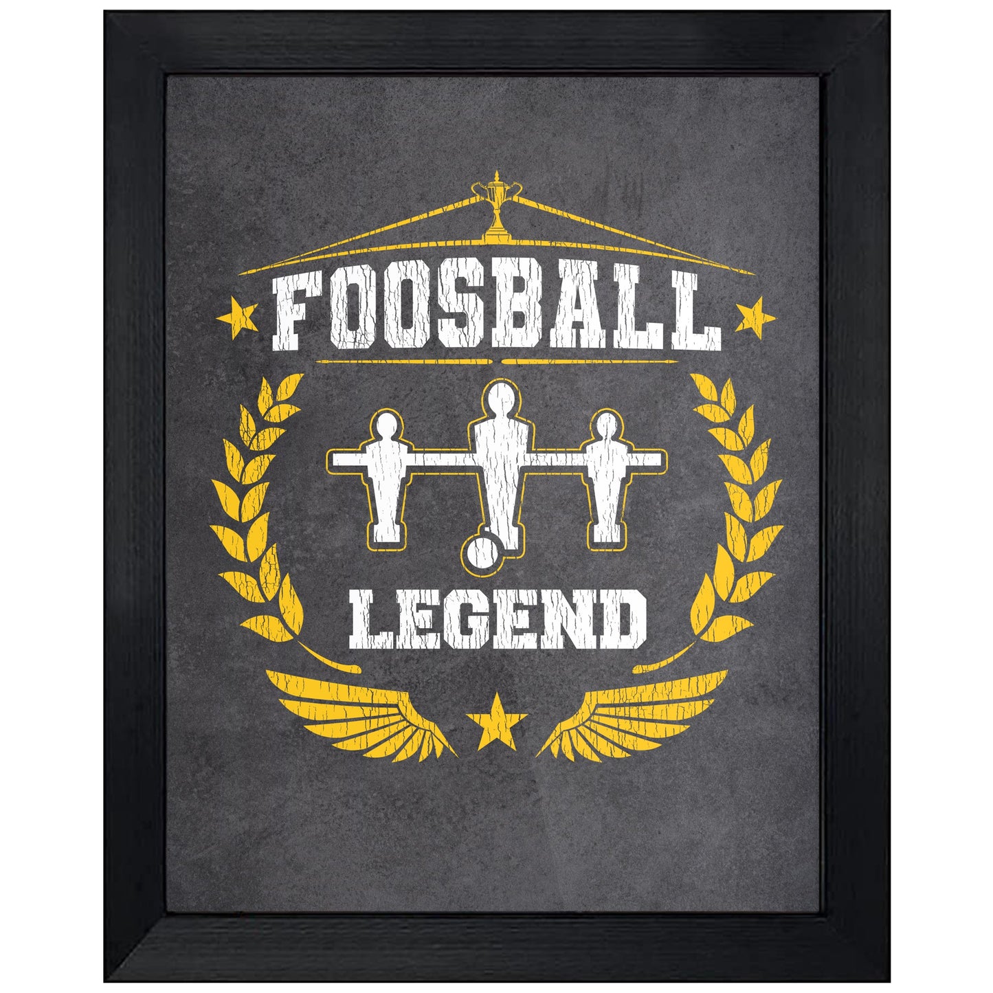 Foosball Legend  Foosball Player 8"x10" Wall Art Print