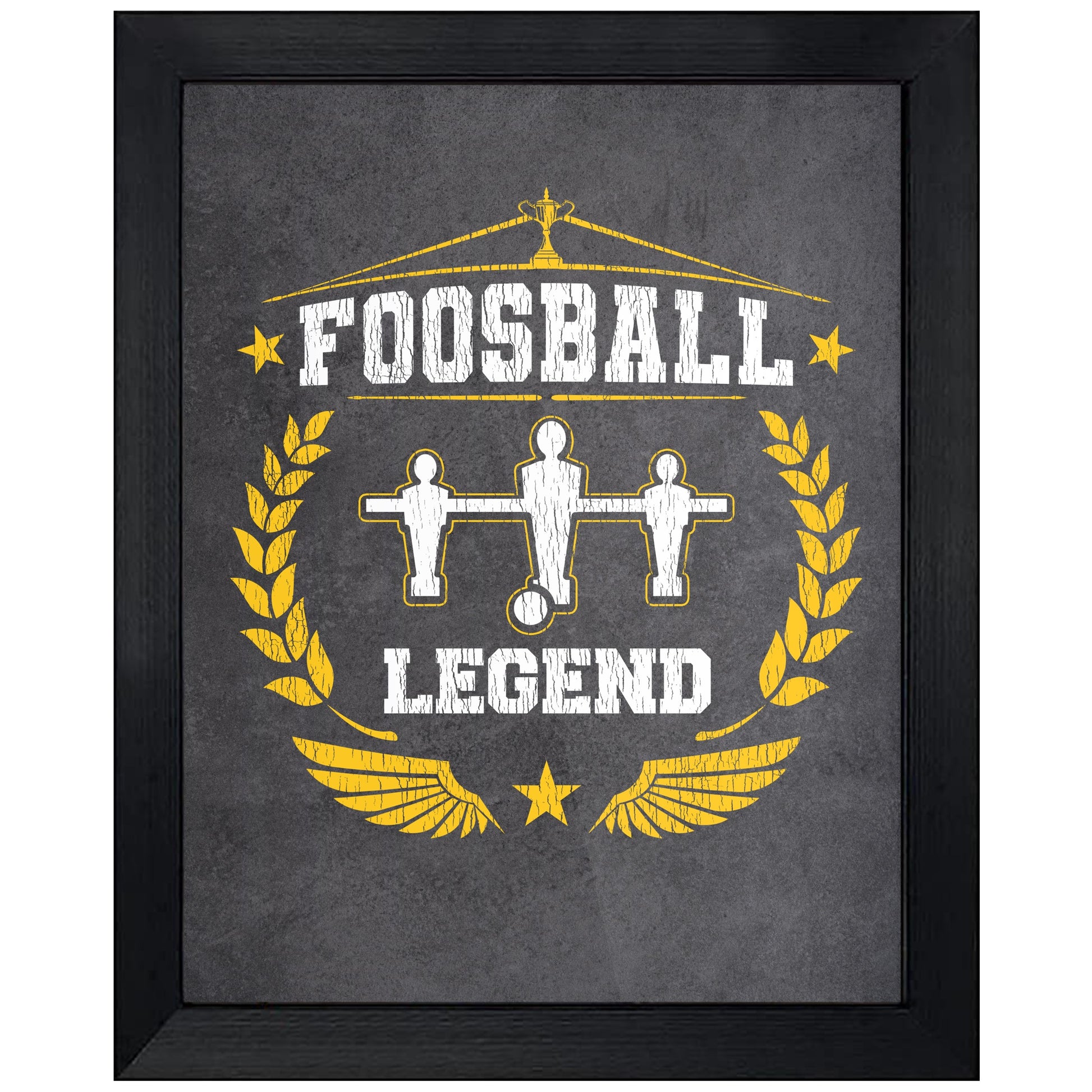 Foosball Legend  Foosball Player 8"x10" Wall Art Print