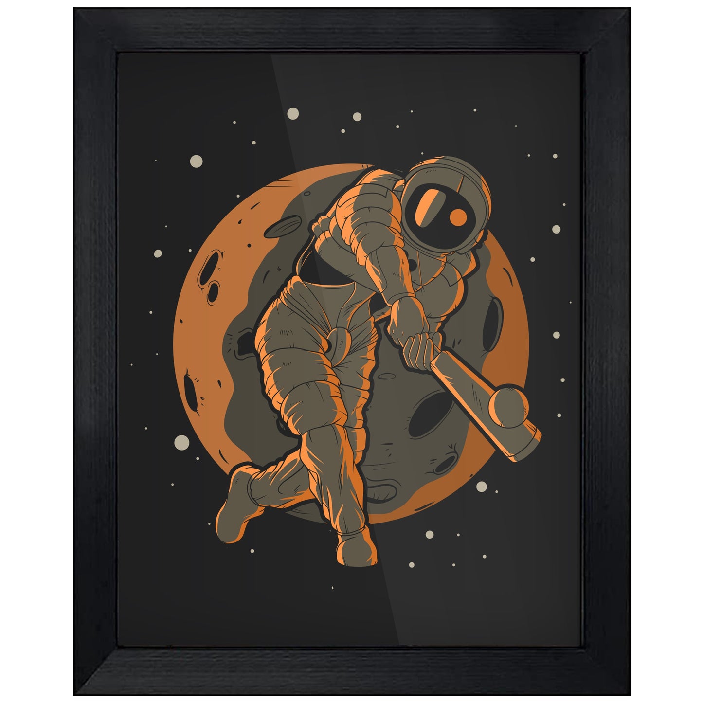 Cricket Astronaut Outer Space Spaceman 8"x10" Wall Art Print