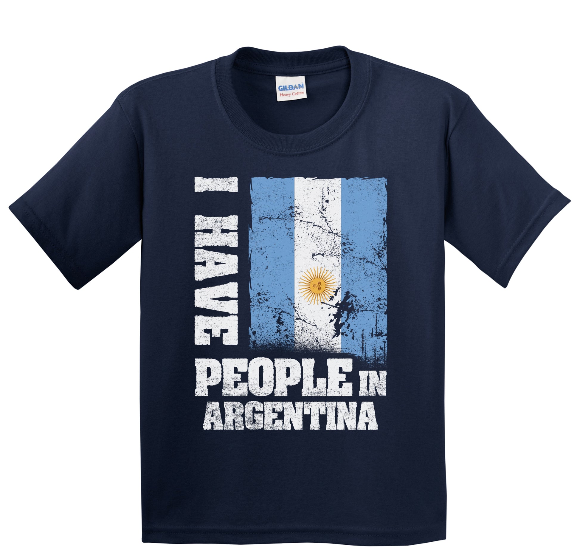 I Have People In Argentina Argentinian Flag Youth T-Shirt