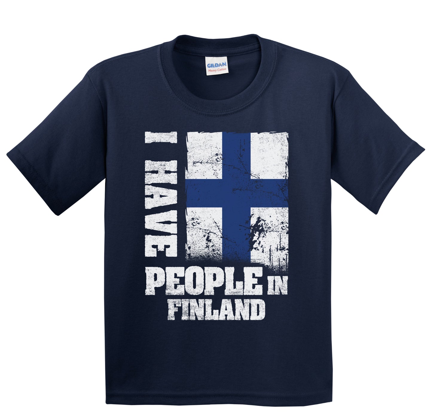 I Have People In Finland Finnish Flag Youth T-Shirt