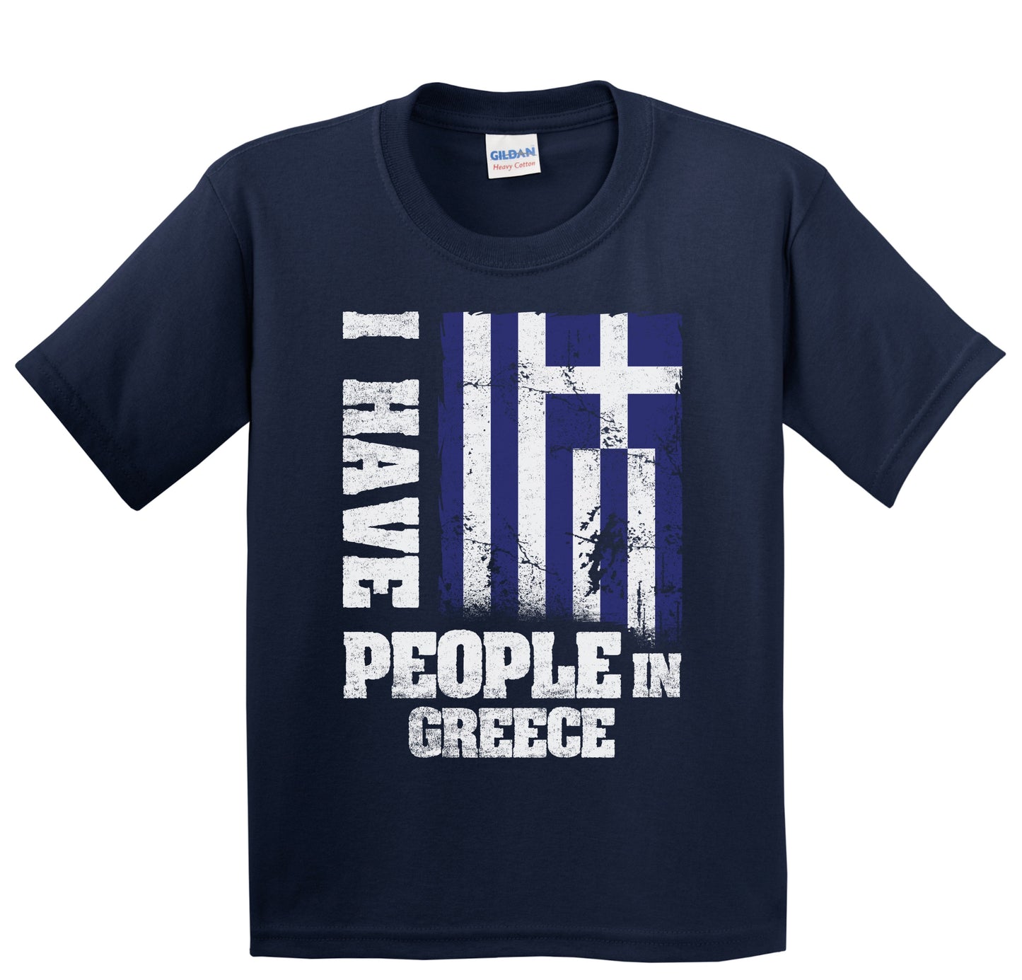 I Have People In Greece Greek Flag Youth T-Shirt