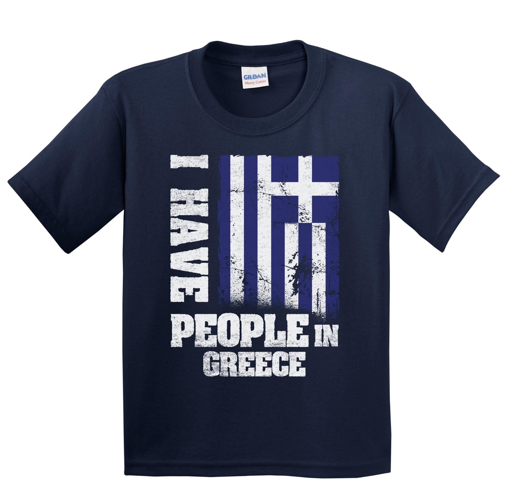 I Have People In Greece Greek Flag Youth T-Shirt