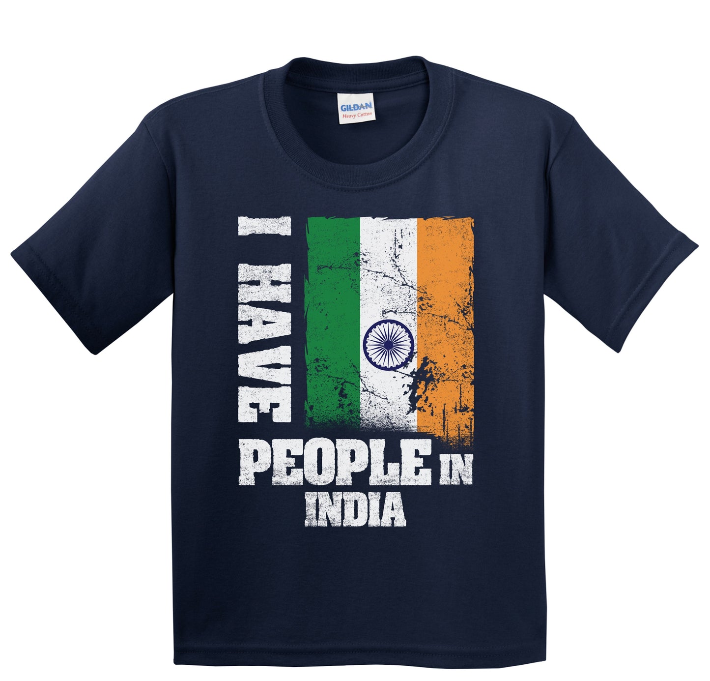 I Have People In India Indian Flag Youth T-Shirt