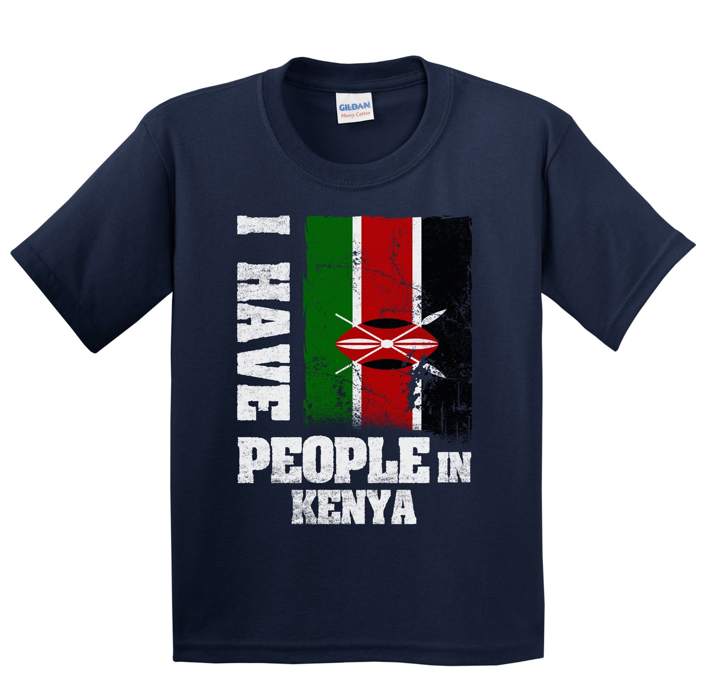 I Have People In Kenya Kenyan Flag Youth T-Shirt