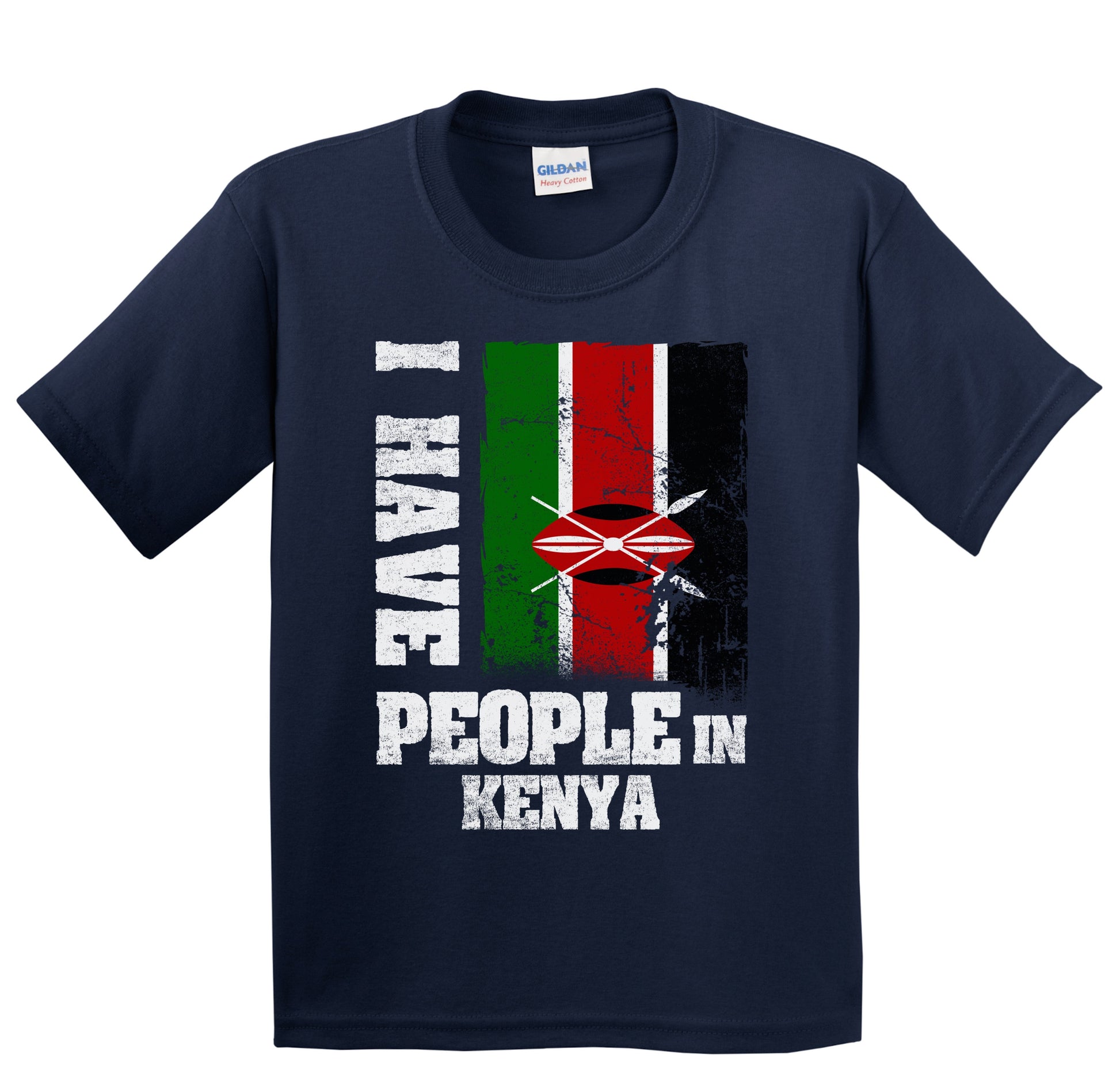 I Have People In Kenya Kenyan Flag Youth T-Shirt