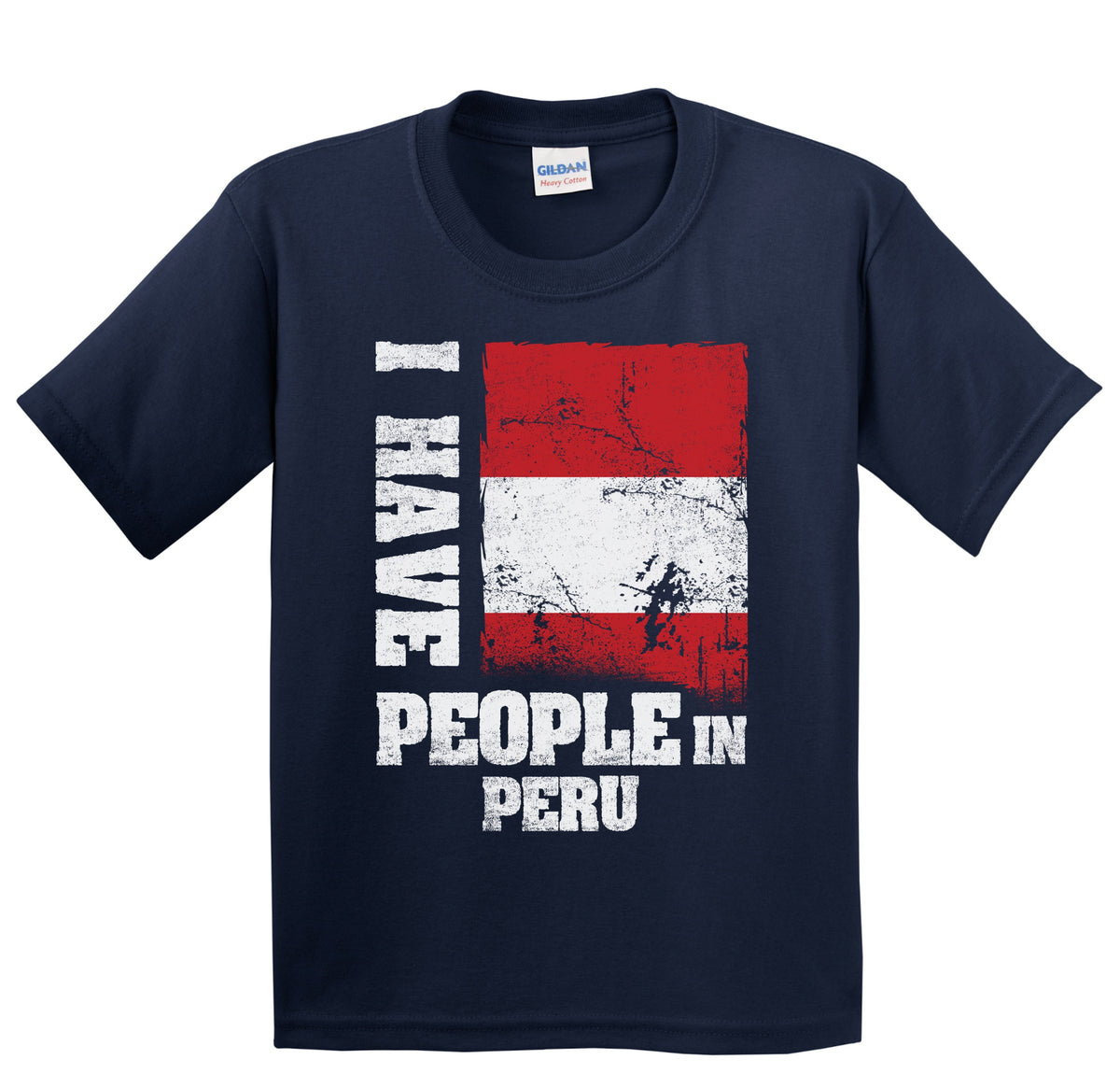 I Have People In Peru Peruvian Flag Youth T-Shirt