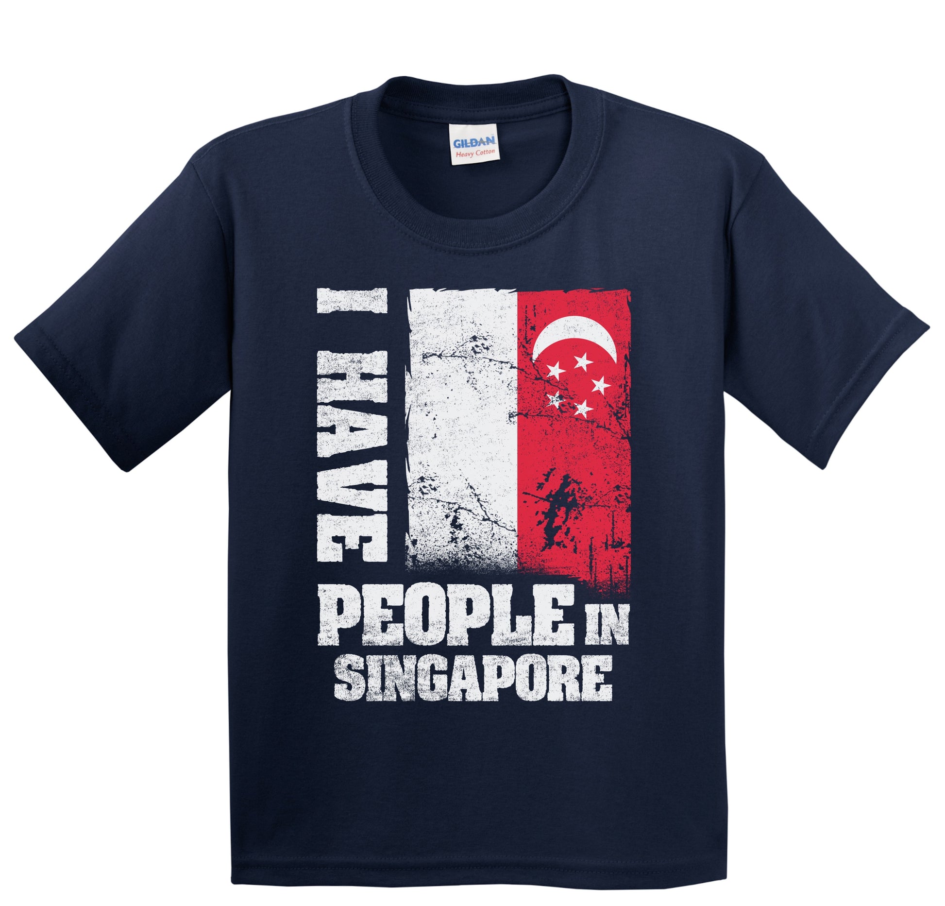 I Have People In Singapore Singaporean Flag Youth T-Shirt