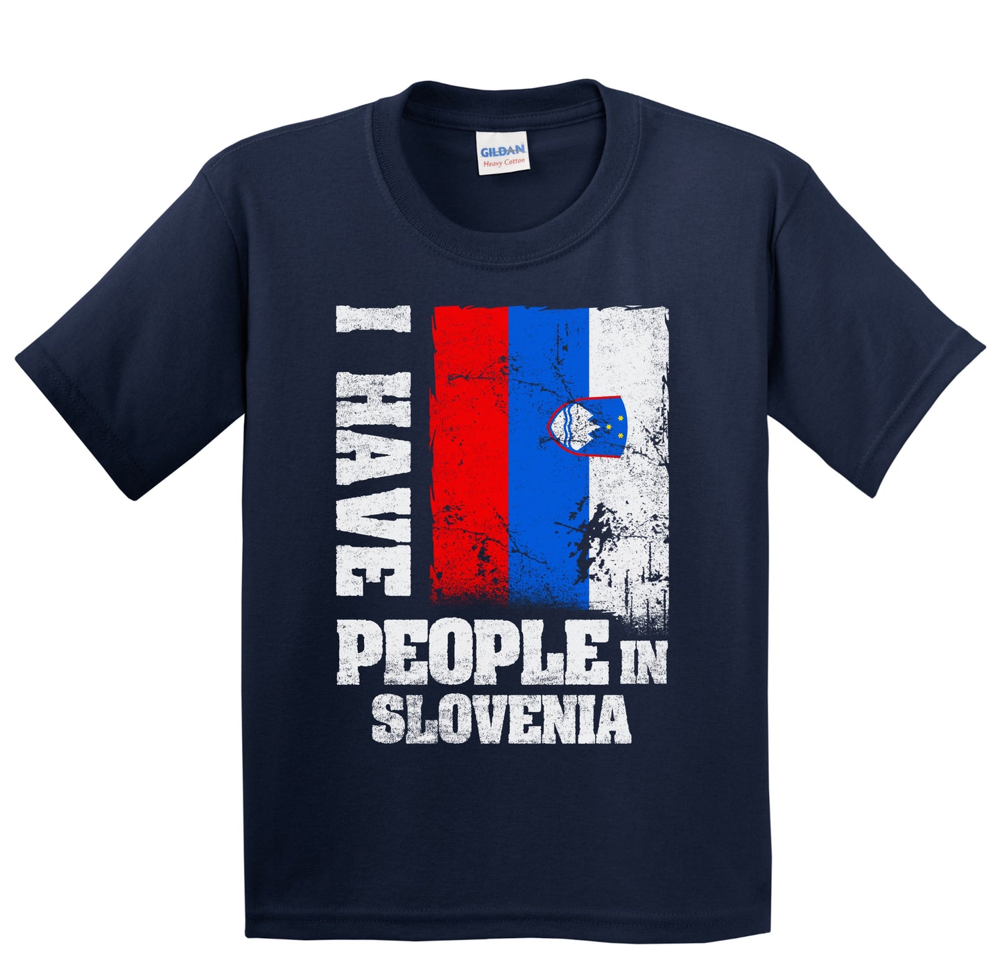 I Have People In Slovenia Slovenian Flag Youth T-Shirt