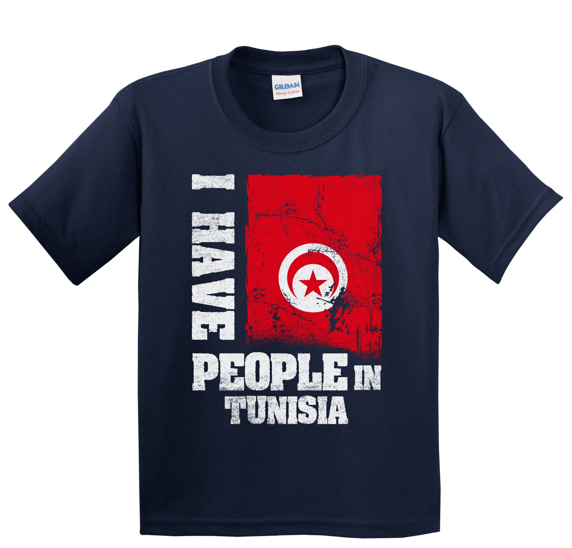 I Have People In Tunisia Tunisian Flag Youth T-Shirt