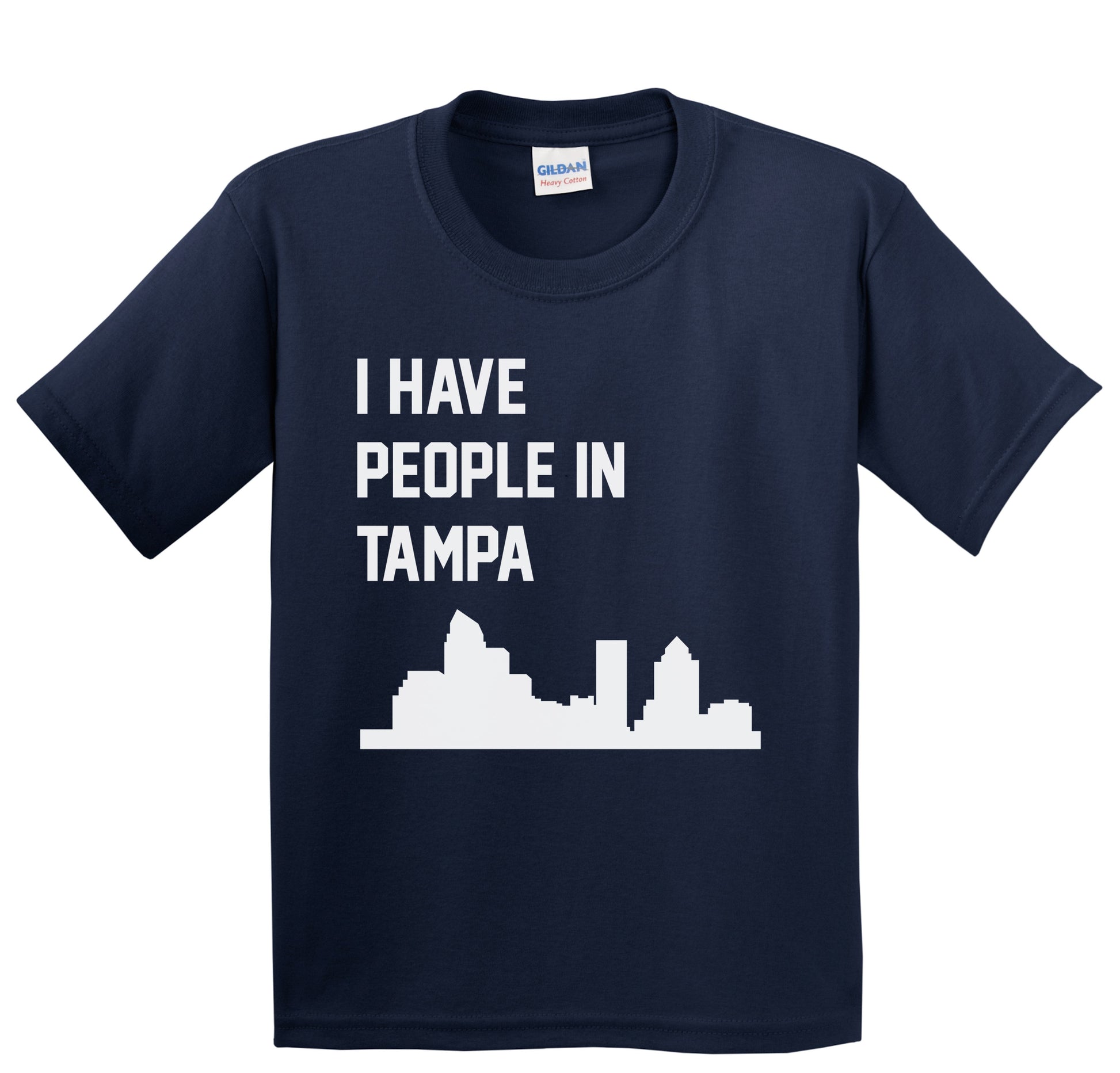 I Have People In Tampa Florida Skyline Youth T-Shirt
