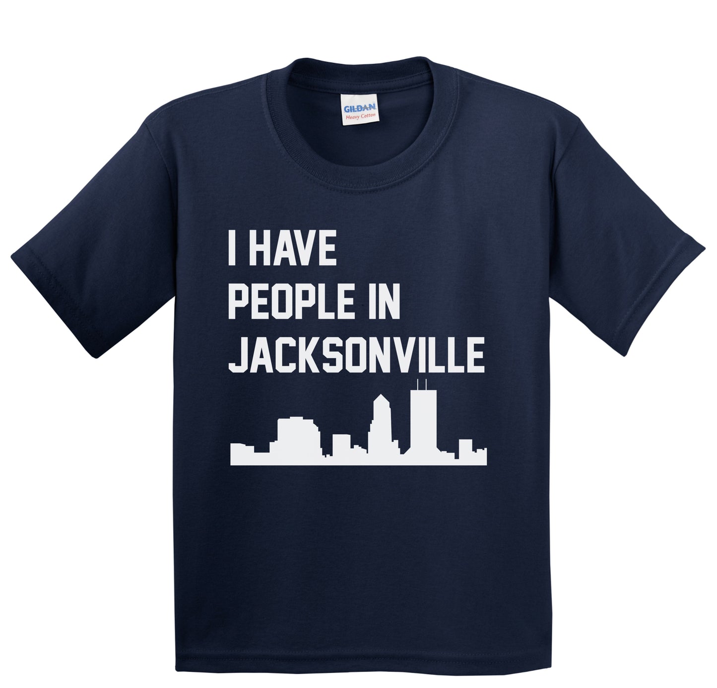 I Have People In Jacksonville Florida Skyline Youth T-Shirt