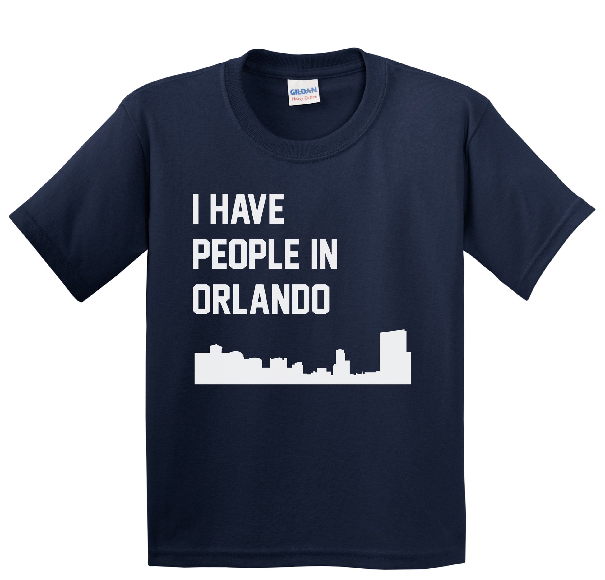 I Have People In Orlando Florida Skyline Youth T-Shirt