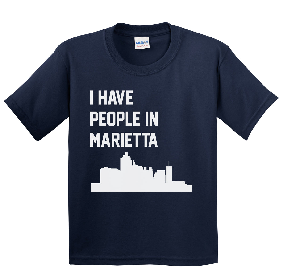 I Have People In Marietta Georgia Skyline Youth T-Shirt