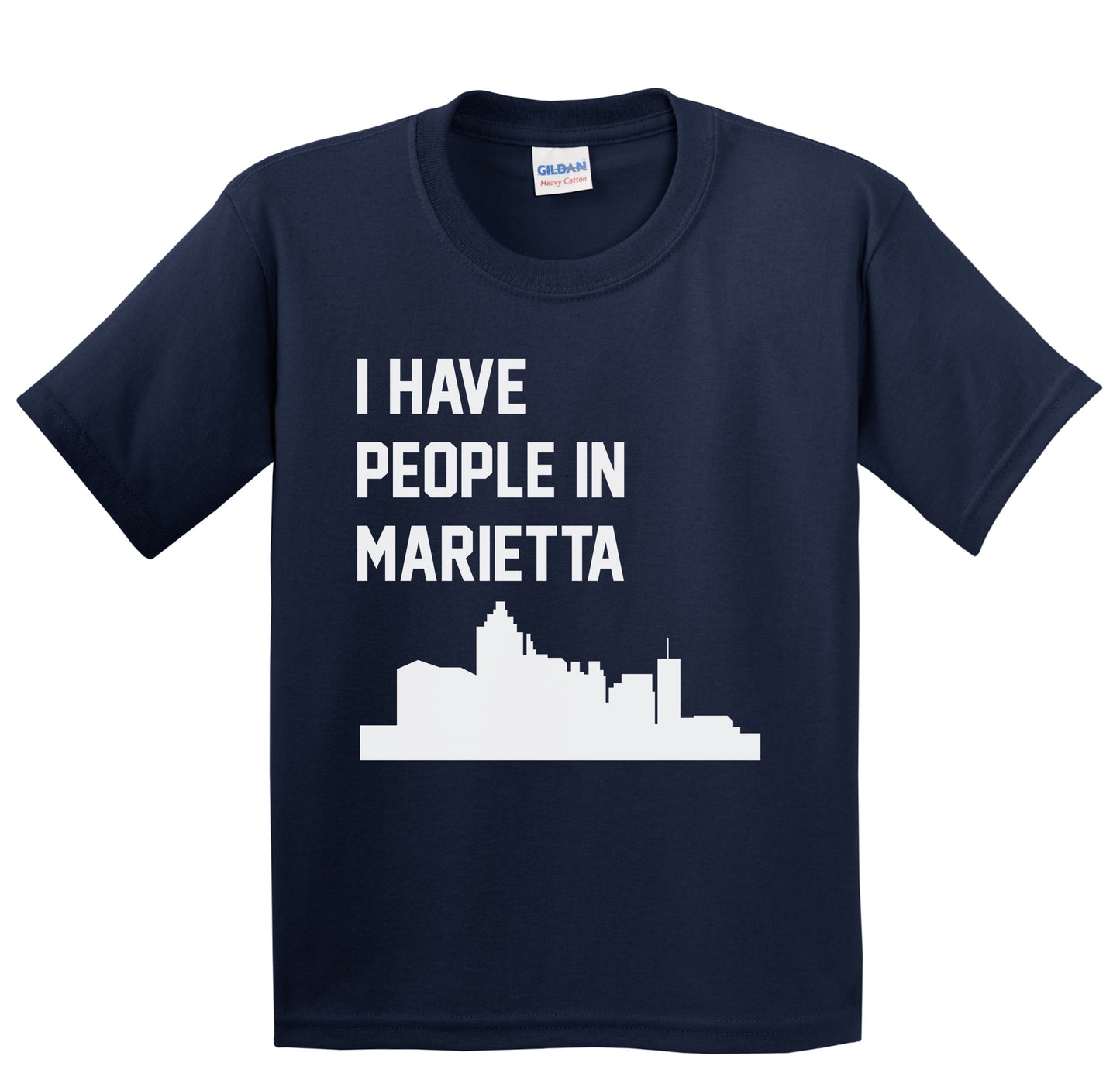 I Have People In Marietta Georgia Skyline Youth T-Shirt
