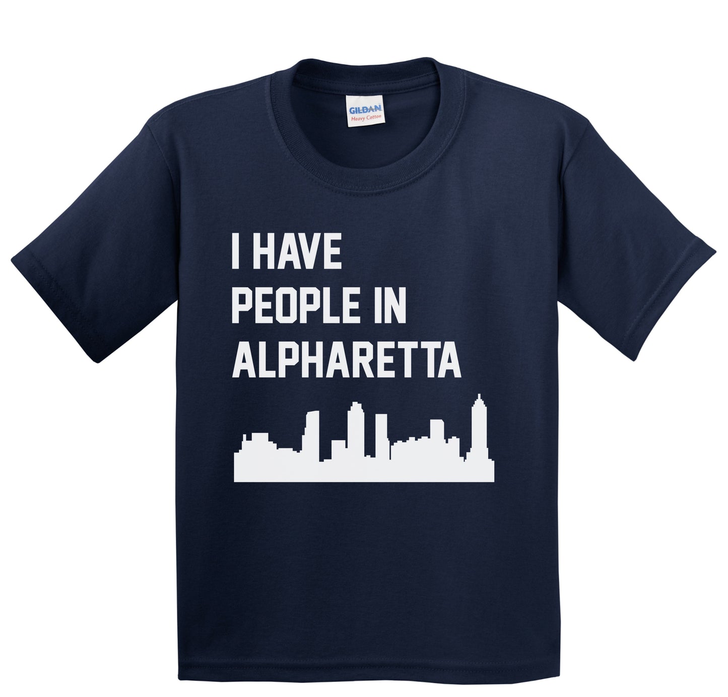 I Have People In Alpharetta Georgia Skyline Youth T-Shirt